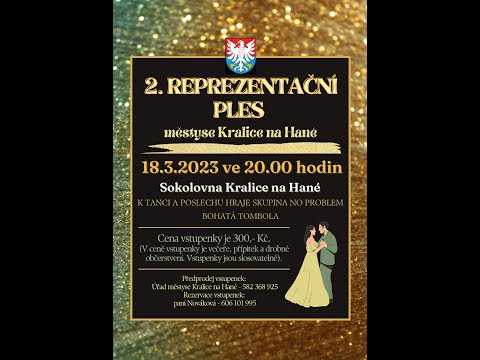 2. reprezentační ples městyse Kralice na Hané