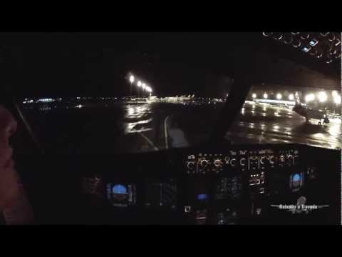 SBBR RWY11L WET - Brasília APPROACH STORM NIGHT