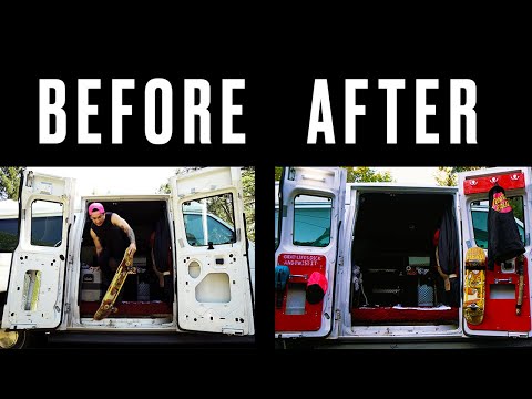 Turning your van into a HOME by customizing the doors (BUILD VIDEO)