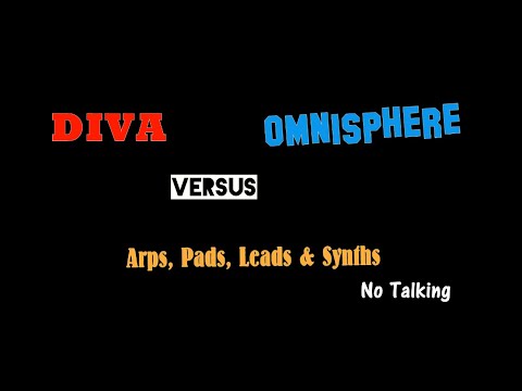 Diva versus Omnisphere (arps, pads, leads, synths)