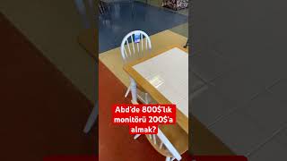 ABD’de 800$’lık 4K monitörü 200$’a almak? #abd #travel #greencard #tre
