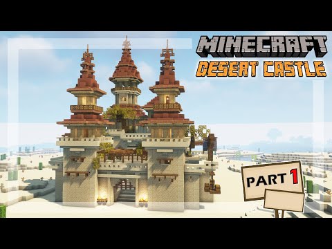 DiddiHD - Minecraft: How to Build a Desert Castle / Palace / House + Download - [Tutorial #1]