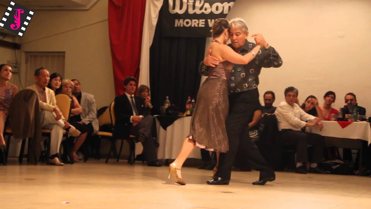 Eduardo Pareja "Parejita" y Laura Grandi en la Milonga de Arquitectura