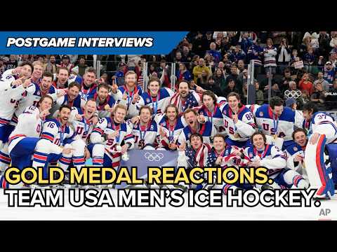 Jack Hughes, the Tkachuks & Team USA React to Historic Gold Medal Win