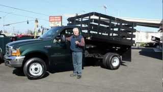 preview picture of video 'Town and Country Truck #5806: 2001 Ford F350 9 ft. Flatbed Dump Truck'