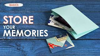 Easy pocket & envelope for journals & scrapbooks