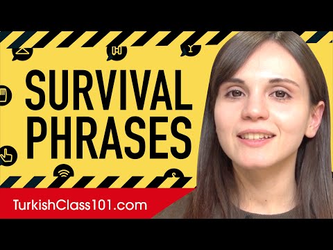 All Survival Phrases You Need in Turkish! Learn Turkish in 70 Minutes!