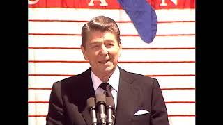 President Reagan's Remarks at C-Flag Ceremony on June 18, 1986