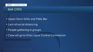 OIU cites Upper Deck on Portage Lakes for violating COVID-19 health orders
