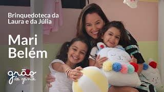 MARIANA BELÉM SURPREENDE AS FILHAS COM BRINQUEDOTECA COM O TEMA AMIGUINHAS LHAMAS