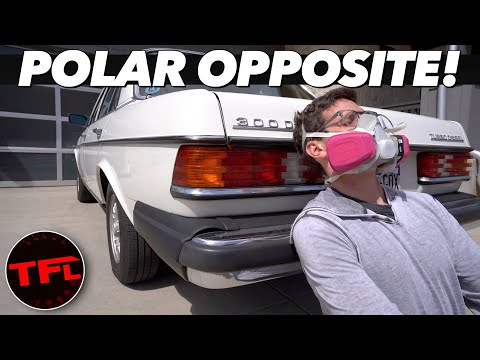 Here's Why This Old Mercedes Diesel Is The Ultimate Extreme Opposite To A New Tesla!