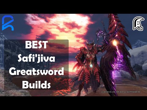 Monster Hunter World Iceborne - "Best" Safi Jiva Great Sword Builds!