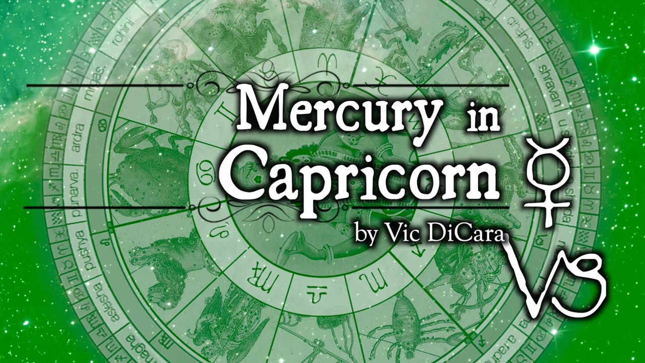 Nobody's Fool: Mercury in Capricorn