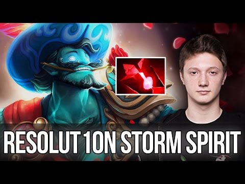 Resolut1on Storm Spirit Practice in Pubs Dota 2