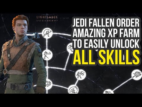 Star Wars Jedi Fallen Order XP Farm To Easily Get ALL SKILLS (Star Wars Jedi Fallen Order Tips)