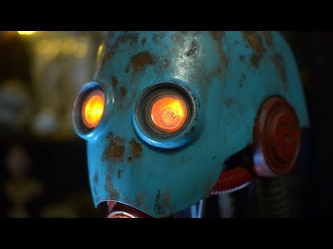 Retro Scifi Robot Sculpture