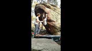 Video thumbnail of La ola, 6c. Albarracín