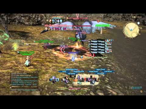 FFXIV Rank A Lord of Wyvern 5 man party