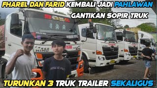 Download lagu Sangat Tidak Masuk Akal‼️Fharel Dan Farid Diminta Gantikan Sopir Turunkan 3 Truk Trailer Sekaligus mp3