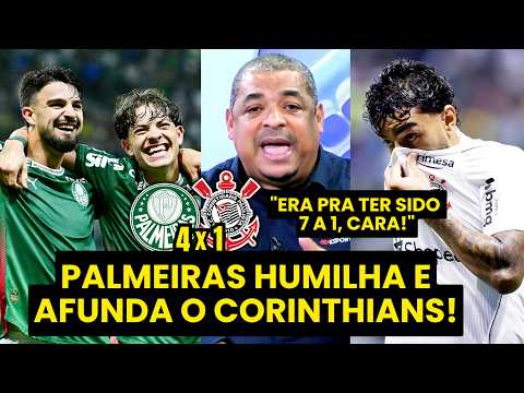 VAMPETA DISPARA! “FOI o PIOR JOGO do CORINTHIANS EM ANOS! O que o PALMEIRAS FEZ HOJE foi…”