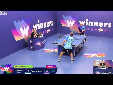 WINners CUP table 2  25.09  Rudenko Ivan - Ziakun Viktor  18:30
