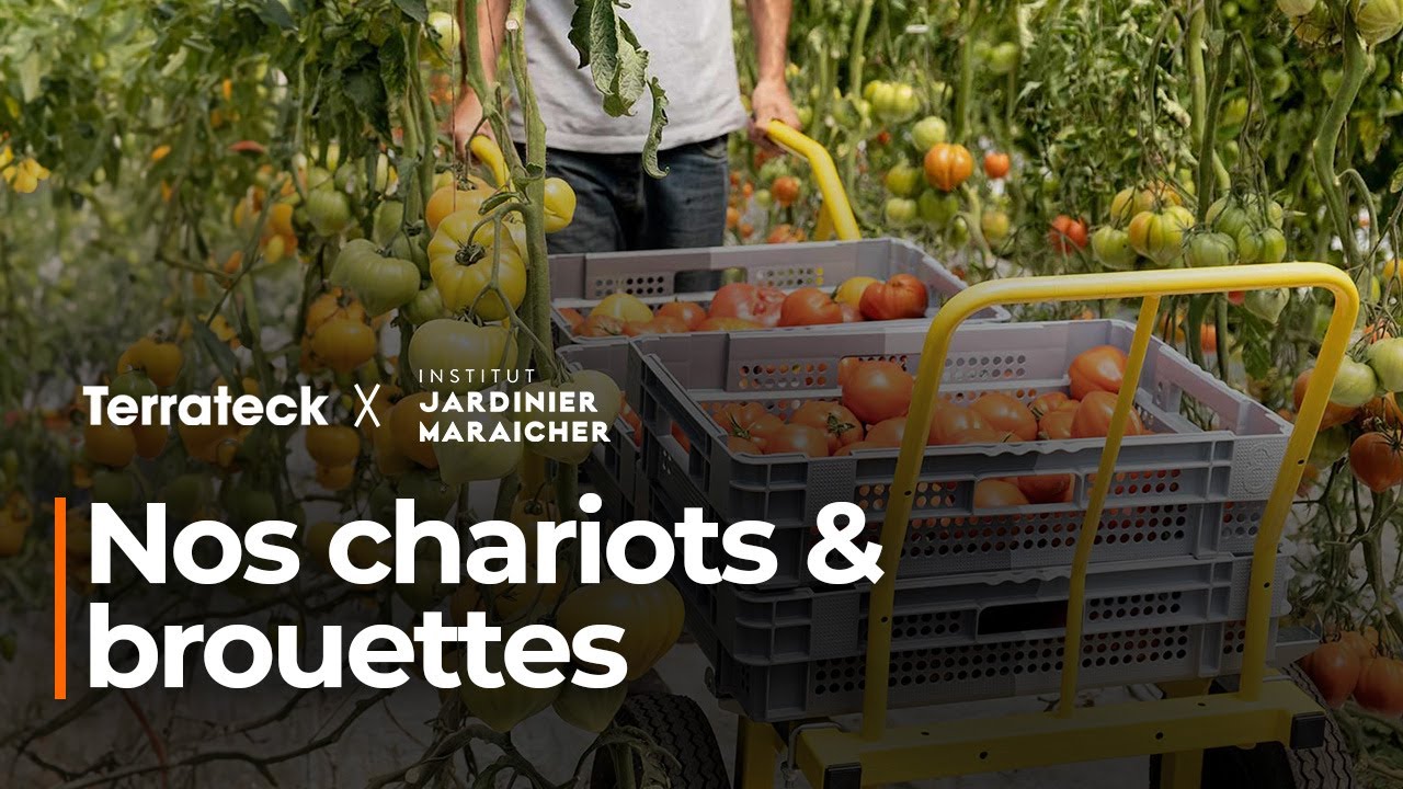 The Market Gardening Carts & Wheelbarrows by Terrateck (Repost from The Market Gardener Institute)