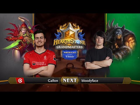 Gallon vs bloodyface - Division A - Hearthstone Grandmasters Americas 2020 Season 1 - Week 5