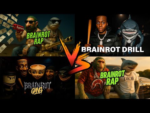 Best Brainrot Rap Versus| Brainrot Drill vs Brainrot Rap vs Brainrot Gang vs Brainrot Rap #brainrot