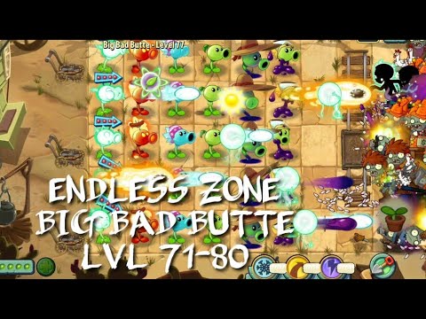 Plants vs Zombies 2 - Wild West | Endless Zone All Max Level Plants Test Level 71 - 80