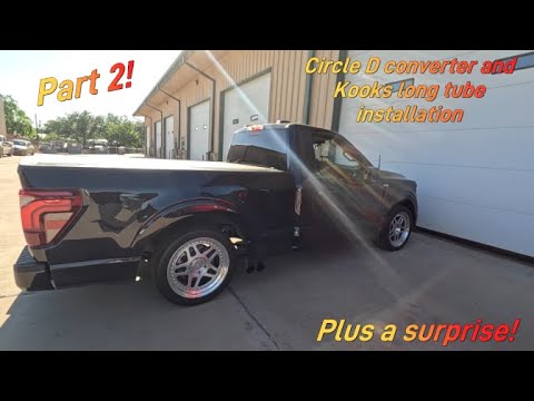 2024 Ford F150 4x4 5.0L - Circle D converter and Kooks headers install - Part 2 - Plus a surprise!