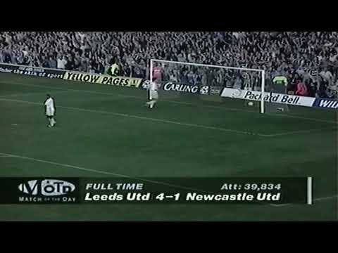 Leeds United 4-1 Newcastle United - 18 October 1997 (MOTD Highlights)