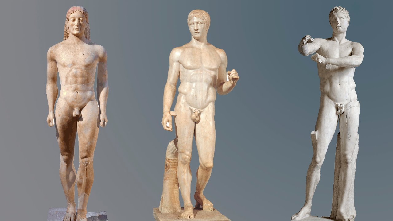 La escultura griega. Características generales. Escultura arcaica.