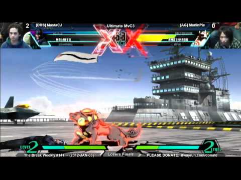 The Break #141 - uMvC3 LF - [DRS] MastaCJ VS [AG] MarlinPie