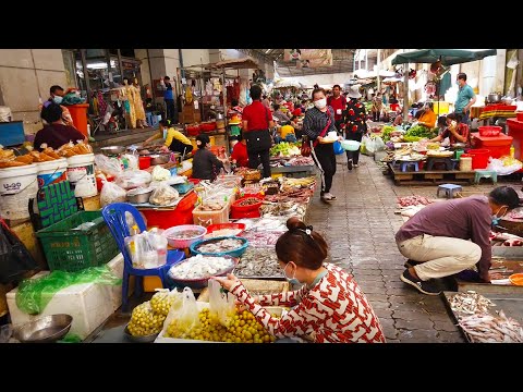 Khmer Street Food - Cambodian Fresh Foods For Sales In Phnom Penh Market