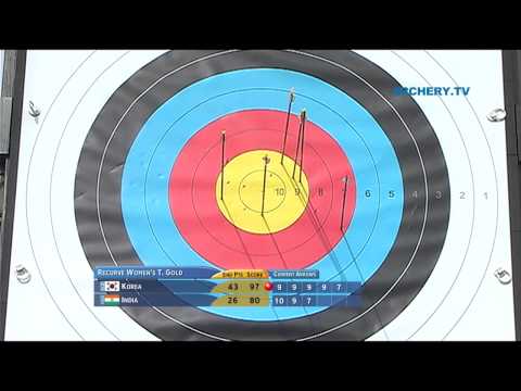 Korea v India – recurve women's team gold | Ogden 2010 Archery World Cup S3