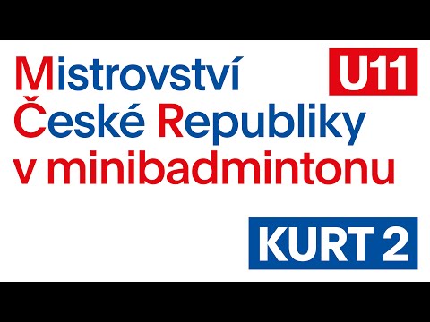 MČR MINIBADMINTONU U11 - SPORT VITALITY - 14/5/2022 - záběry z kurt 2