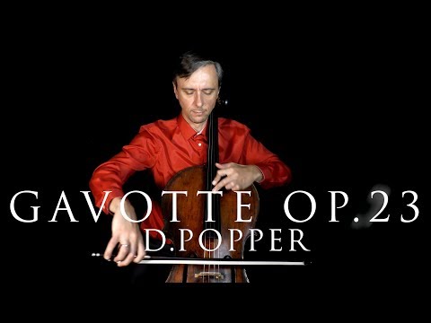 D. Popper Gavotte No. 2 in D Major op. 23 Suzuki Cello Book 7 | Practice with Cello Teacher