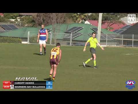 2019 AFL Hunter & Central Coast Cup Elimination Final Highlights - Cardiff Hawks vs Warners Bay