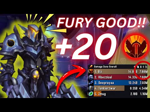 Big +20!! - Tazavesh Streets +20 | Fury Warrior PoV | The War Within Season 3