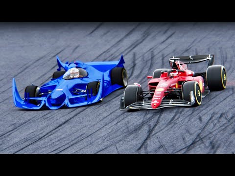 Ferrari F1 2022 vs Bugatti F1 2025 Concept at Zandvoort GP