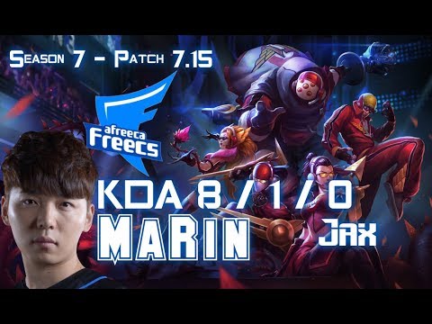 AFs MaRin JAX vs RUMBLE Top - Patch 7.15 KR Ranked