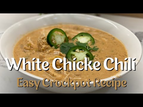 The Best White Bean Chicken Chili | Crockpot Recipe + How to Cook Beans Fast