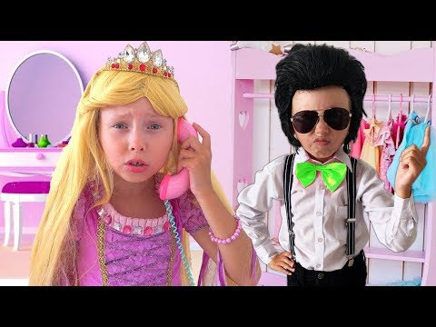 Alice and Brother John going to a Birthday Party