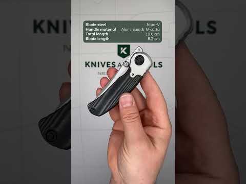 Kizer Pioneer Drop Point ZX FK03A6 Satin Nitro V, Aluminium Bolster, pocket knife