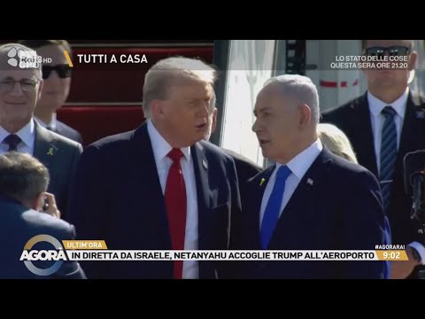 L'arrivo di Donald Trump a Tel Aviv - Agorà 13/10/2025
