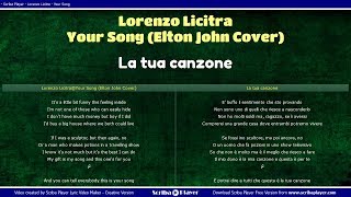 Lorenzo Licitra   X Factor - Your Song - Audio con Testo Italiano || Inglese