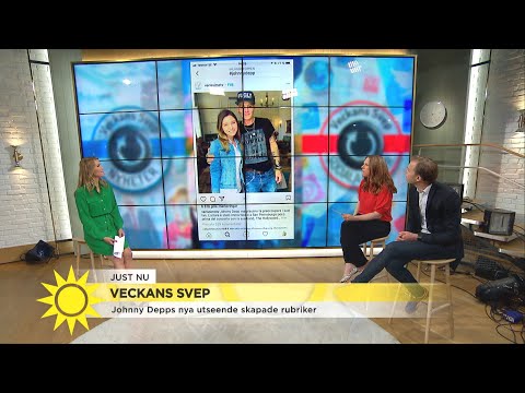 Trump pajade planeringen - och vad har hänt med Johnny Depps smink?  - Nyhetsmorgon (TV4)