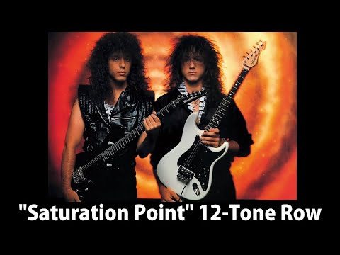 Jason Becker's 12 Tone Row from Marty Friedman's "Saturation Point" Lesson