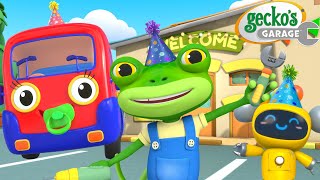 Baby Truck's Birthday Surprise! 🎈 | Gecko's Garage 🚚 | Cartoons For Kids | Toddler Fun Learning
