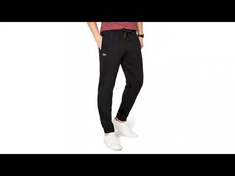 Lacoste Sport Men's XH7611 Sports Trousers, Black 031), XL